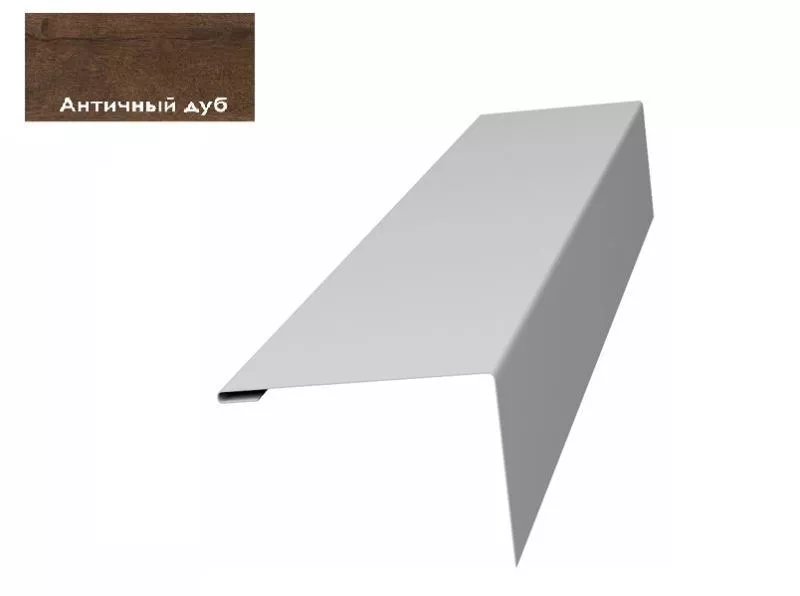 Нащельник для калиток и ворот 25х35 жалюзи Milan Tokyo 0,45 Print-double Elite Antique wood L1,68GL купить в екатеринбурге