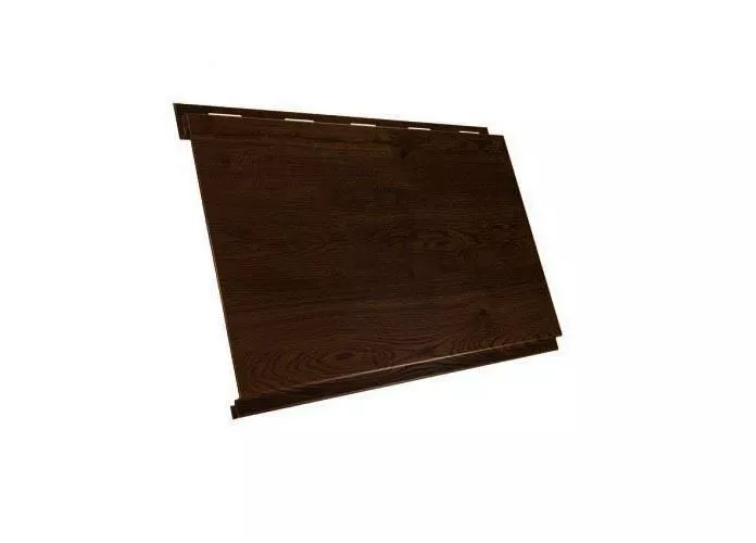Металлический сайдинг Grand Line Вертикаль classic Print-double Elite Античный дуб купить в екатеринбурге
