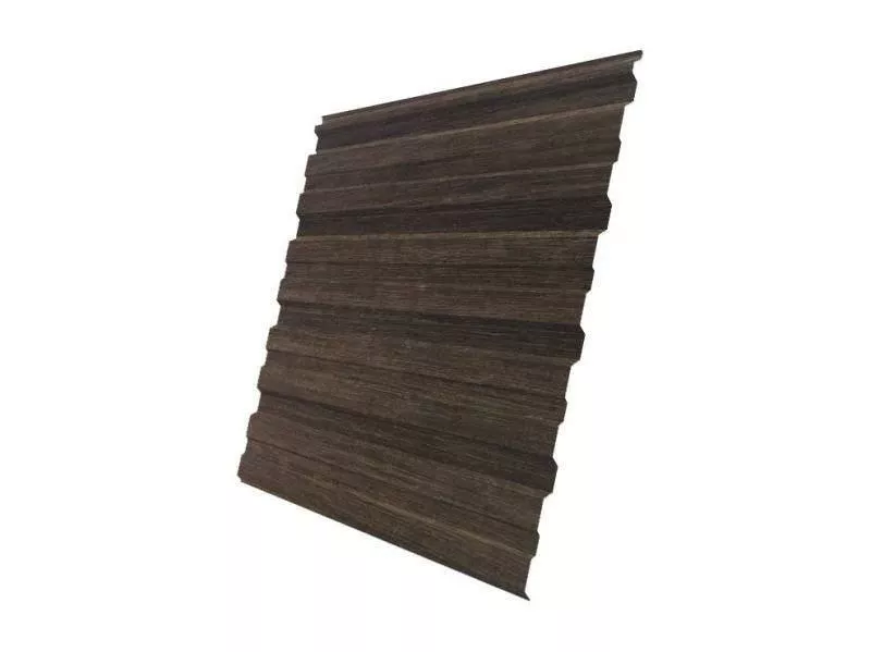 Профнастил Grand Line С10 R Print Elite 0,45 мм Antique Wood Античный Дуб купить в екатеринбурге
