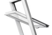 APY M4A B1500 PLUS Окно двухкамерное (ручка снизу) ПВХ Комфорт 78х98см Rooflite – Купить оптом и в розницу