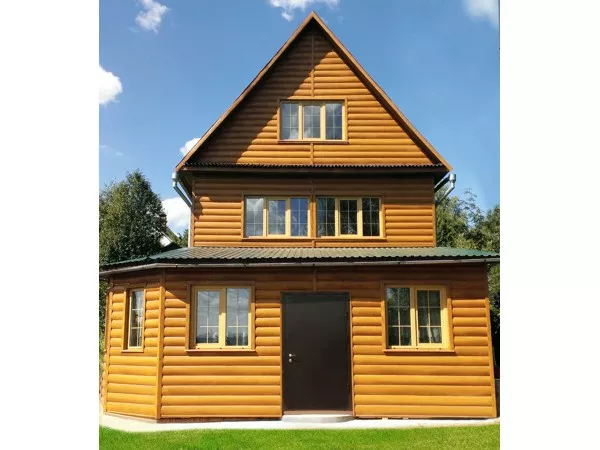 Блок-хаус new Grand Line 0,45 Print Elite с пленкой Chestnut Wood TwinColor купить 