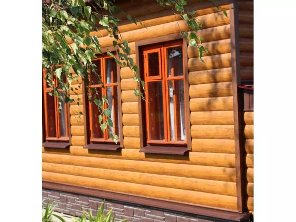 Блок-хаус new Grand Line 0,45 Print Elite с пленкой Chestnut Wood TwinColor купить 