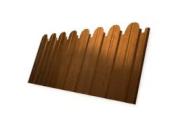 Профнастил C10 B для забора фигурный Grand Line Print Elite 0,45 мм Golden Wood Золотой Дуб – Купить оптом и в розницу