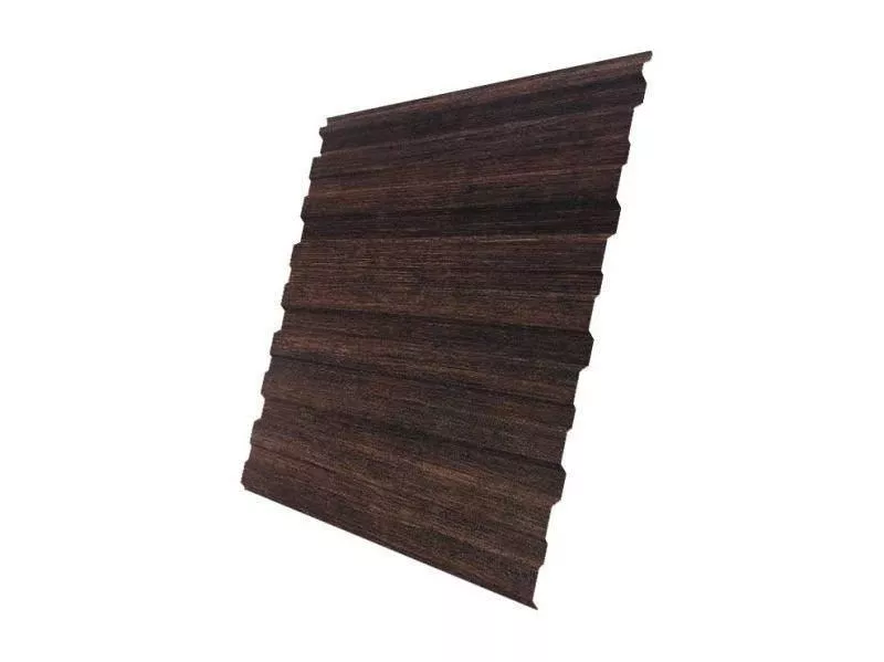 Профнастил Grand Line С10 R Print Elite 0,45 мм Cherry Wood Бразильская вишня купить в екатеринбурге