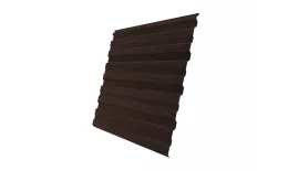 Профнастил Grand Line С10 R Print Elite 0,45 мм Choco Wood Шоколадное дерево. Артикул: profGL-cpchd