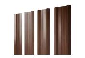 Штакетник Grand Line М-образный В 0,45 Print Elite Choco Wood Шоколадное дерево – Купить оптом и в розницу