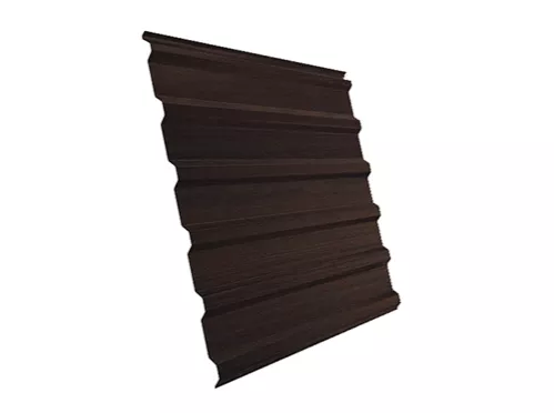 Профнастил Grand Line С20 A Print Elite 0,45 мм Choco Wood Шоколадное дерево купить 