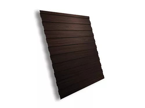 Профнастил Grand Line С8 A Print Elite 0,45 мм Choco Wood Шоколадное дерево купить 