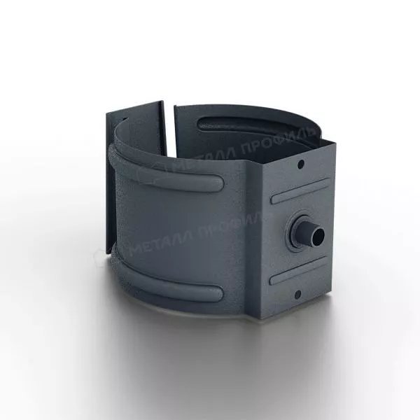 Держатель трубы (на кирпич) МЕТАЛЛ ПРОФИЛЬ Foramina Freeze D100 Grey купить в екатеринбурге