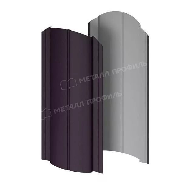Штакетник металлический МЕТАЛЛ ПРОФИЛЬ Э-118-О (VALORI-20-Violet-0.5) купить в екатеринбурге