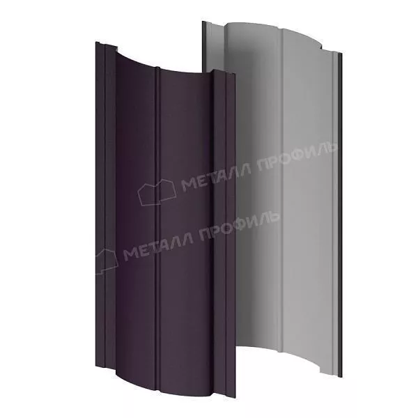 Штакетник металлический МЕТАЛЛ ПРОФИЛЬ Э-118-Т (VALORI-20-Violet-0.5) купить в екатеринбурге