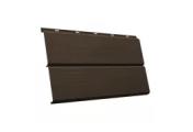 Квадро брус 0,5 GreenCoat Pural BT, matt с пленкой RR 32 темно-коричневый (RAL 8019 серо-коричневый) – Купить оптом и в розницу