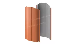 Штакетник металлический МЕТАЛЛ ПРОФИЛЬ ELLIPSE-O 19х126 (ПЭ-01-8004-0.45). Цена: 144 руб. Артикул: 39596