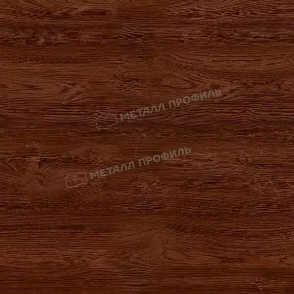 Штакетник металлический МЕТАЛЛ ПРОФИЛЬ TRAPEZE-T 16,5х118 (ECOSTEEL-01-МореныйДуб-0.5) купить в екатеринбурге