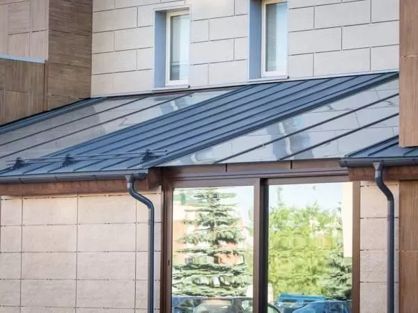 Двойной стоячий фальц Line GL Rooftop Matte Стальной Бархат 0.5 мм RAL 7016 Антрацитово-серый купить в екатеринбурге