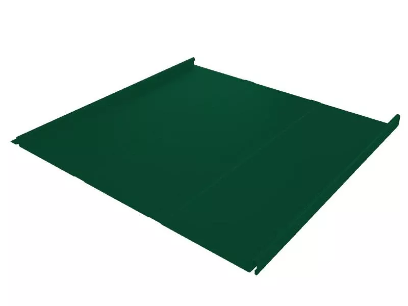 Фальц двойной стоячий Line Grand Line 0,5 Satin Matt с пленкой на замках RAL 6005 зеленый мох купить в екатеринбурге