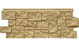 Фасадные панели Grand Line Дикий камень Classic Песочный. Цена: 541 руб. Артикул: GrandLine-FP02_1