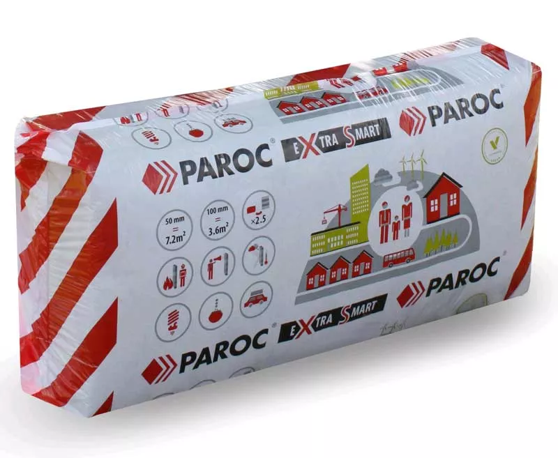 Утеплитель Парок Экстра Смарт/ Paroc Extra Smart 1200х600х50 мм (7,2 м2) купить 