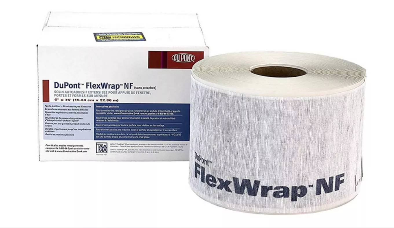 Tyvek лента гибкая самоклеющаяся FlexWrap NF (152мм х 23м) купить 