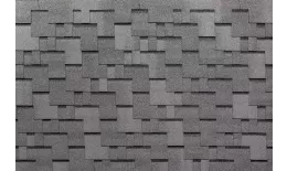 Гибкая черепица Tegola Top Shingle Футуро (Futuro) серый. Артикул: Tegola8-grey