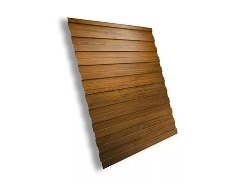 Профнастил Grand Line С8 A Print Premium РФ 0,45 мм Golden Wood Золотой Дуб купить в екатеринбурге