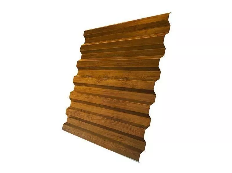 Профнастил Grand Line С21 R Print Elite 0,45 мм Golden Wood Дуб Золотой Эко купить в екатеринбурге
