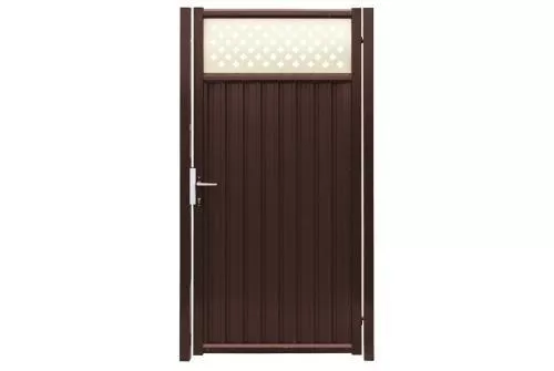 Калитка Estet Plus 2,4х1 RAL 8017/1014 GL купить в екатеринбурге