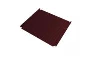 Кликфальц Double Pro Gofr Grand Line 0,45 Drap TR с пленкой на замках RAL 3005 красное вино – Купить оптом и в розницу