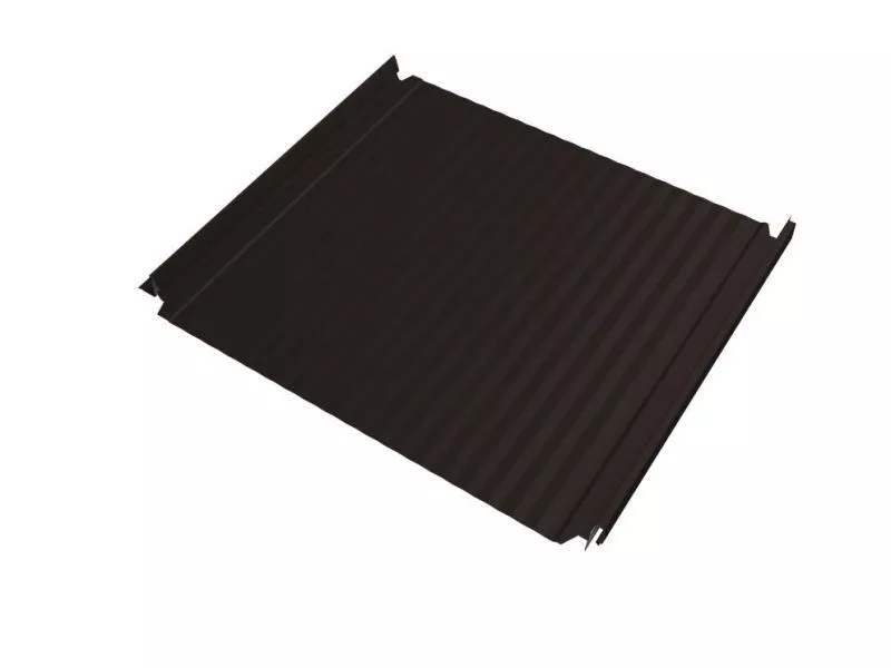 Кликфальц Double Pro Gofr Grand Line 0,5 GreenCoat Pural BT, matt RR 32 темно-коричневый (RAL 8019 серо-коричневый) купить в екатеринбурге