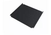 Кликфальц Double Pro Gofr Grand Line 0,5 Velur X с пленкой на замках RAL 7024 мокрый асфальт – Купить оптом и в розницу