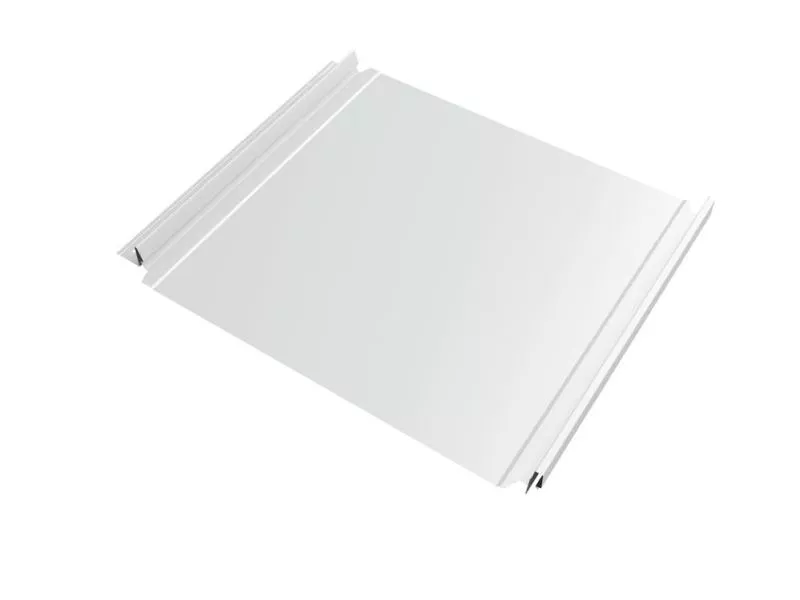 Кликфальц Double Pro Grand Line 0,45 Drap с пленкой на замках RAL 9003 сигнальный белый купить в екатеринбурге
