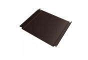 Кликфальц Double Pro Grand Line 0,45 Drap TR с пленкой на замках RAL 8017 шоколад – Купить оптом и в розницу