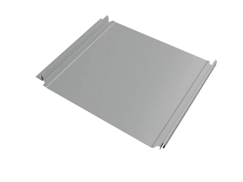 Кликфальц Double Pro Grand Line 0,5 Satin с пленкой на замках RAL 9006 бело-алюминиевый купить в екатеринбурге