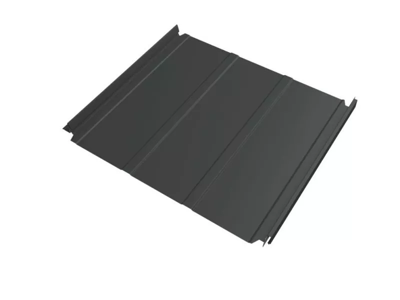 Кликфальц Double Pro Line Grand Line 0,45 PE с пленкой на замках RAL 7005 мышино-серый купить в екатеринбурге