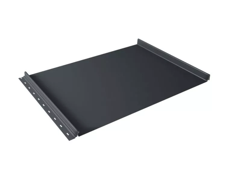 Кликфальц Grand Line 0,5 Drap с пленкой на замках RAL 7024 мокрый асфальт купить в екатеринбурге