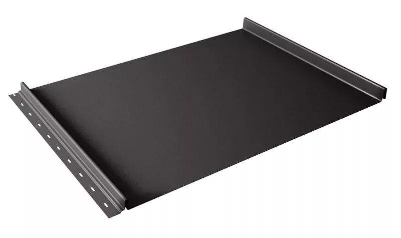 Кликфальц Grand Line 0,5 Satin Matt с пленкой на замках RAL 7024 мокрый асфальт купить в екатеринбурге