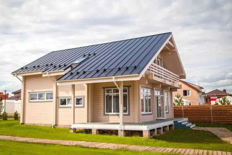 Кликфальц Grand Line 0,5 Satin Matt с пленкой на замках RAL 7024 мокрый асфальт купить в екатеринбурге