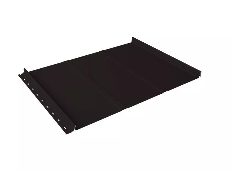Кликфальц Line Grand Line 0,45 Drap TR с пленкой на замках RAL 9005 черный купить в екатеринбурге