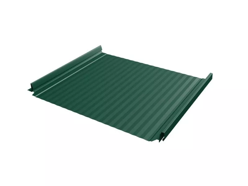 Кликфальц Pro Gofr Grand Line 0,45 Drap ST с пленкой на замках RAL 6005 зеленый мох купить в екатеринбурге