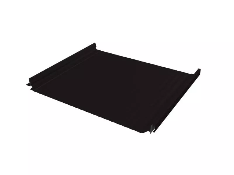 Кликфальц Pro Gofr Grand Line 0,45 Drap TR с пленкой на замках RAL 9005 черный купить в екатеринбурге