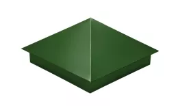 Колпак на столб 390х390мм 0,45 PE с пленкой RAL 6002 лиственно-зеленый. Цена: 1.289 руб. Артикул: 31892