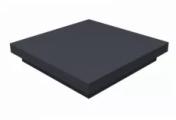 Колпак на столб плоский 540х540мм 0,5 Satin Matt с пленкой RAL 7024 мокрый асфальт – Купить оптом и в розницу