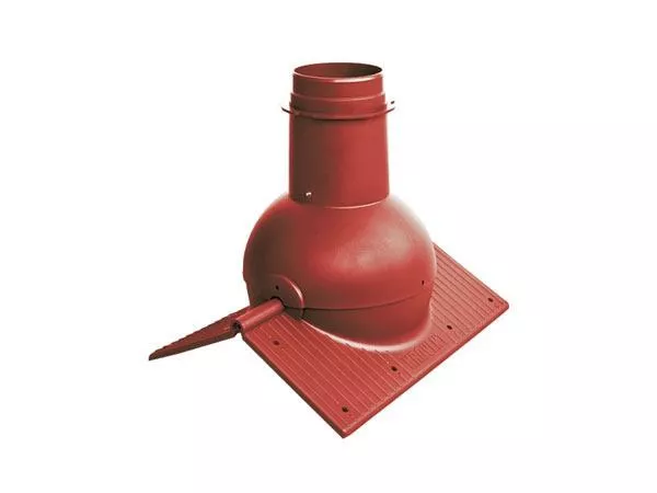 Коньковый элемент Krovent Pipe-Cone Красно - коричневый купить в екатеринбурге