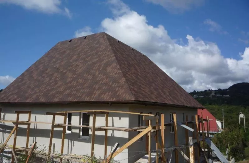 Гибкая черепица Tegola Nordland Лемех красный европа купить в екатеринбурге