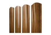 Штакетник Круглый фигурный 0,4 Print Premium Golden Wood Fresh TwinColor – Купить оптом и в розницу