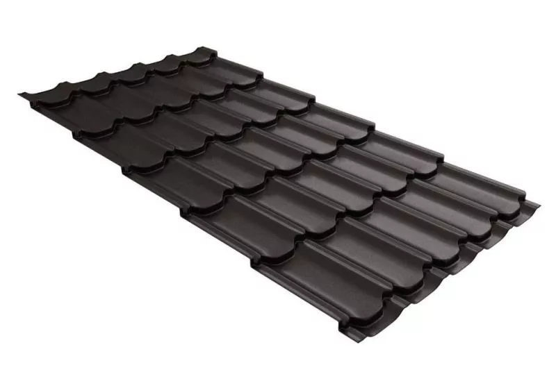 Металлочерепица GL Kvinta Plus 0,5 GreenCoat Pural RR 32 темно-коричневый купить в екатеринбурге