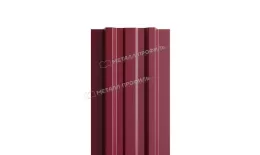 Штакетник Металл Профиль LANE-Т (прямой) VikingMP 0,45 мм RAL 3005 красное вино. Цена: 107 руб. Артикул: MP_Sht_108