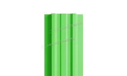 Штакетник Металл Профиль LANE-Т (прямой) NormanMP 0,5 мм RAL 6018 жёлто-зелёный. Цена: 117 руб. Артикул: MP_Sht_123