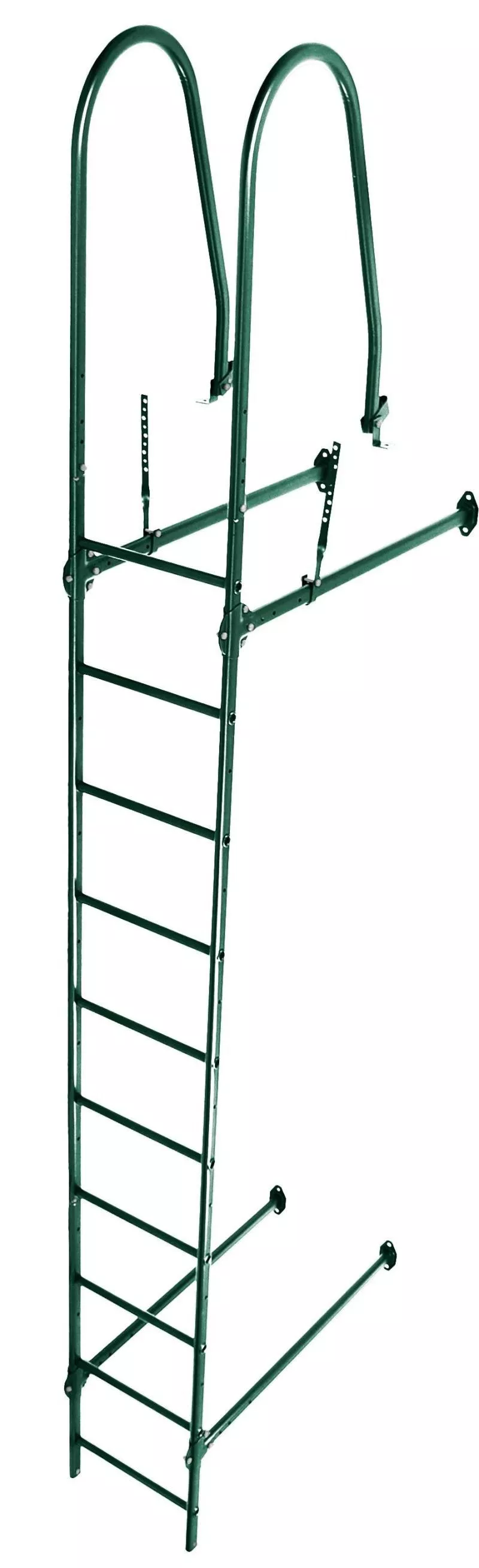 Лестница стеновая Grand Line RAL 6005 2,76м купить в екатеринбурге