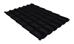 Металлочерепица GL Kamea 0.5 PurPro RAL 9005 черный. Цена: 590 руб. Артикул: 30122